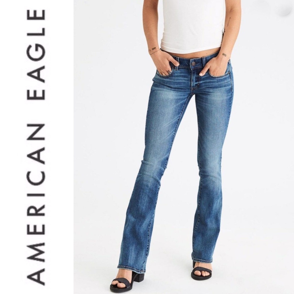 American Eagle True Boot Bootcut Low rise Medium Wash Jeans